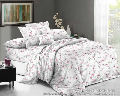 Постельное белье  с цветами бязь, наволочки 70х70см